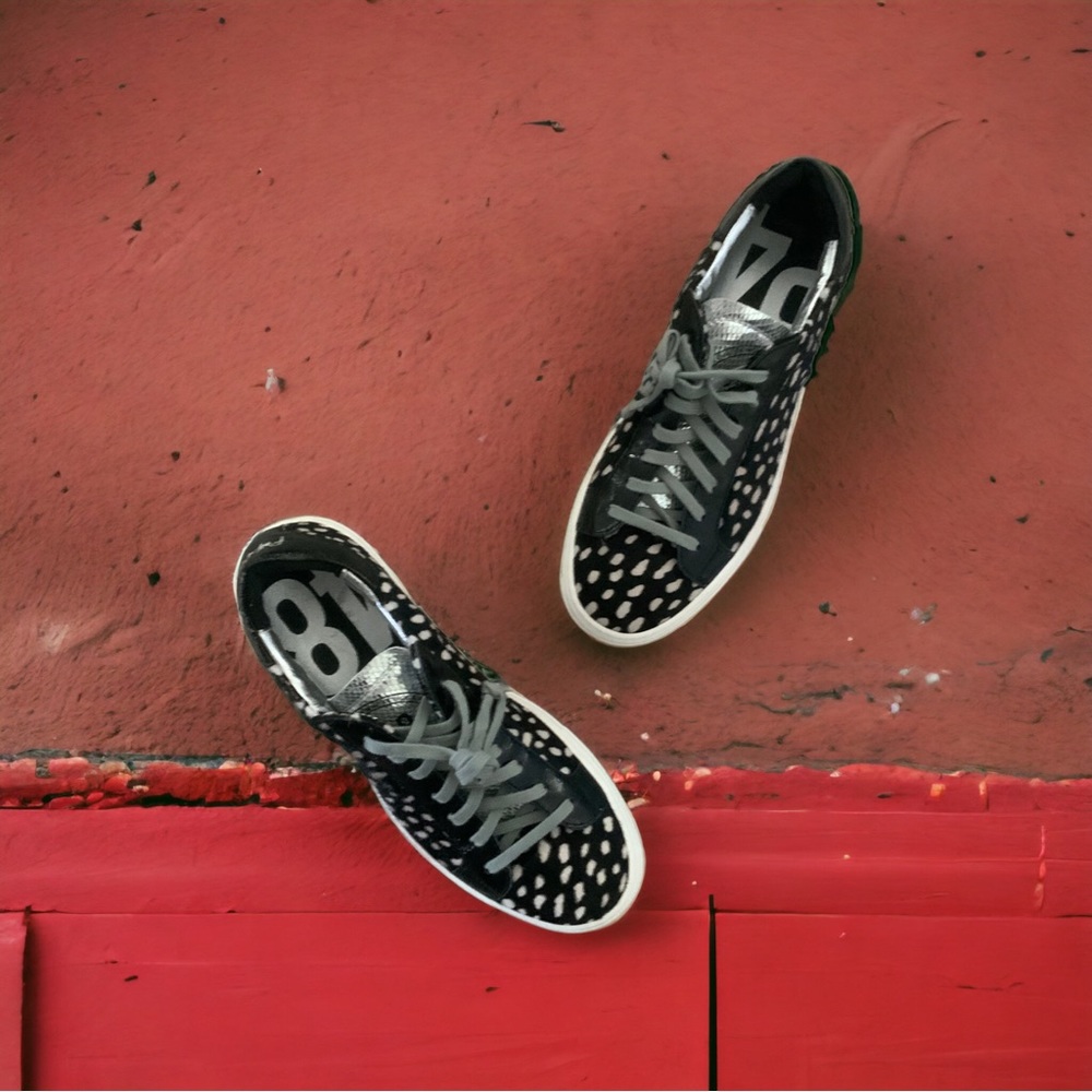 Nib P448 John Calf Hair Sneakers Size 40 $315 View 3